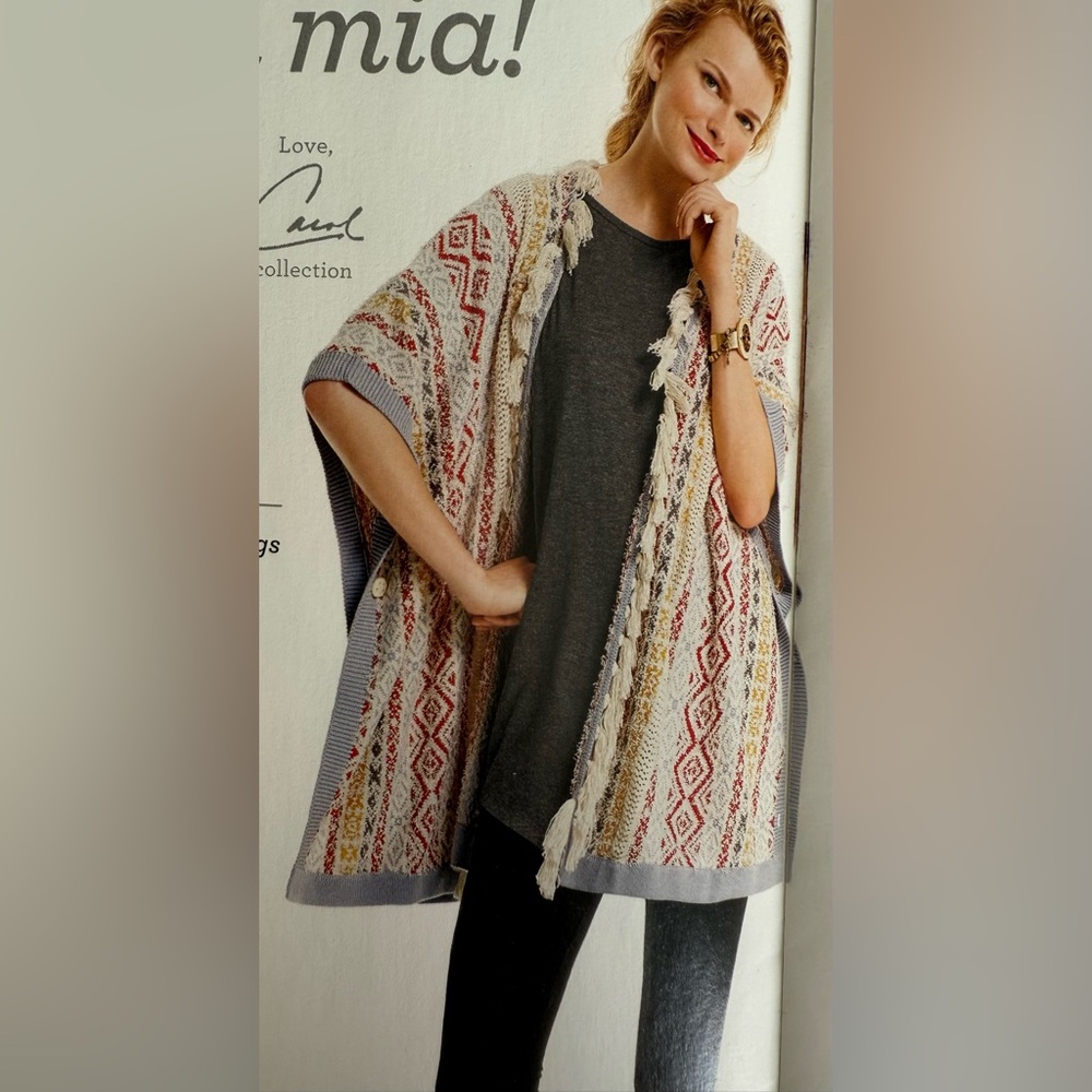 Cabi love carol siesta poncho
